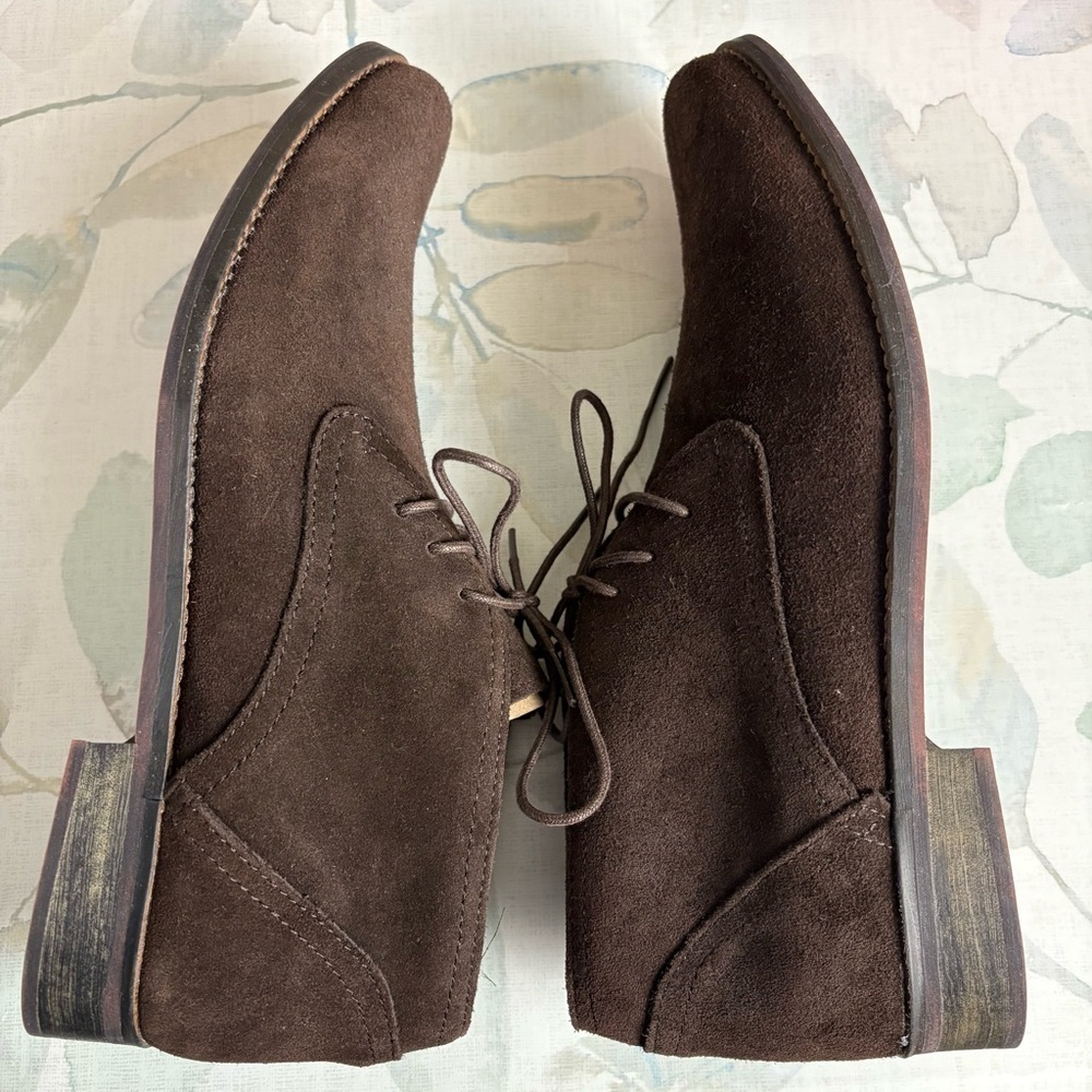Mark Nason Los Angeles Men's Mulligan Boot Shoes Suede Chocolate Brown Size 7 - Picture 9 of 9